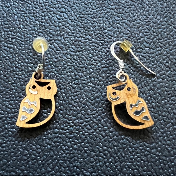 8 Piece Jewelry Lot Boho Necklaces, Earrings, Silver Bracelet, Fashion Leaf Ring - Picture 13 of 14